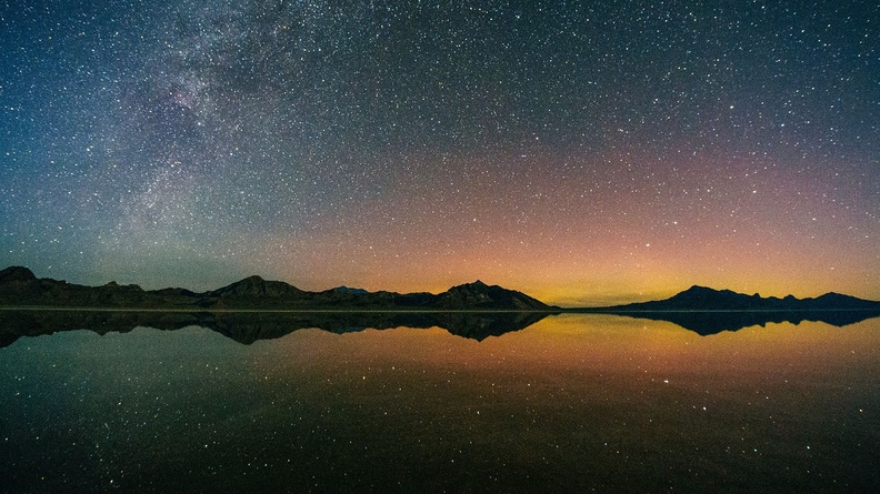 Starry Sky over lake